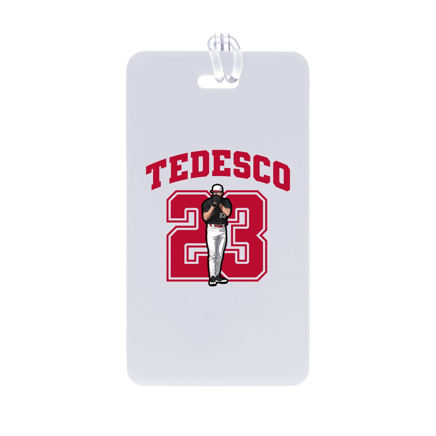 Bag Tag — Number in Classic