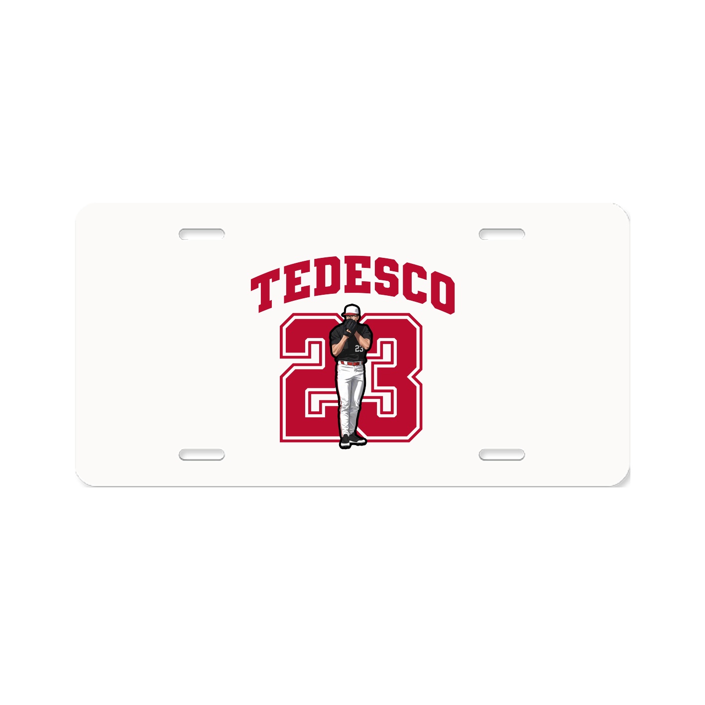License Plate — Number in Classic