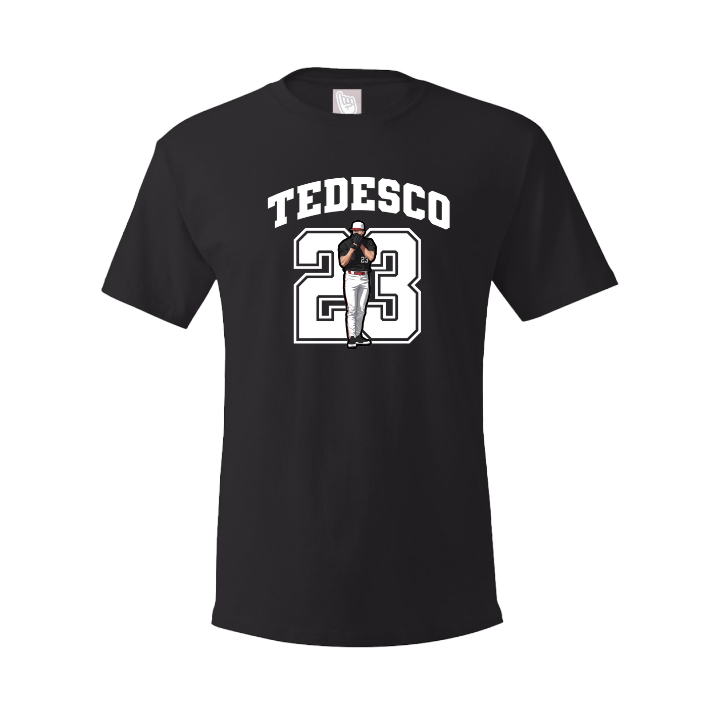 Youth Tee — Number in Black