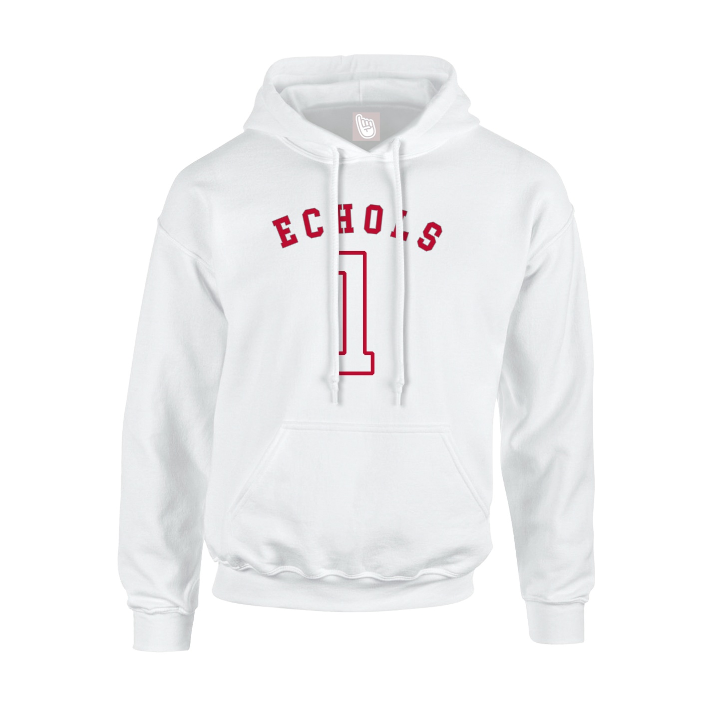 Youth Hoodie — Shirsey Arch in White