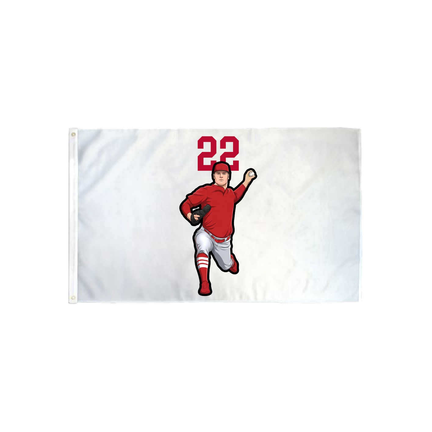 3x5 Flag — Number Top in Classic