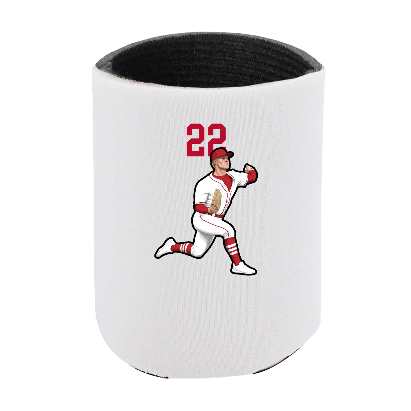 Can Holder — Number Top in White