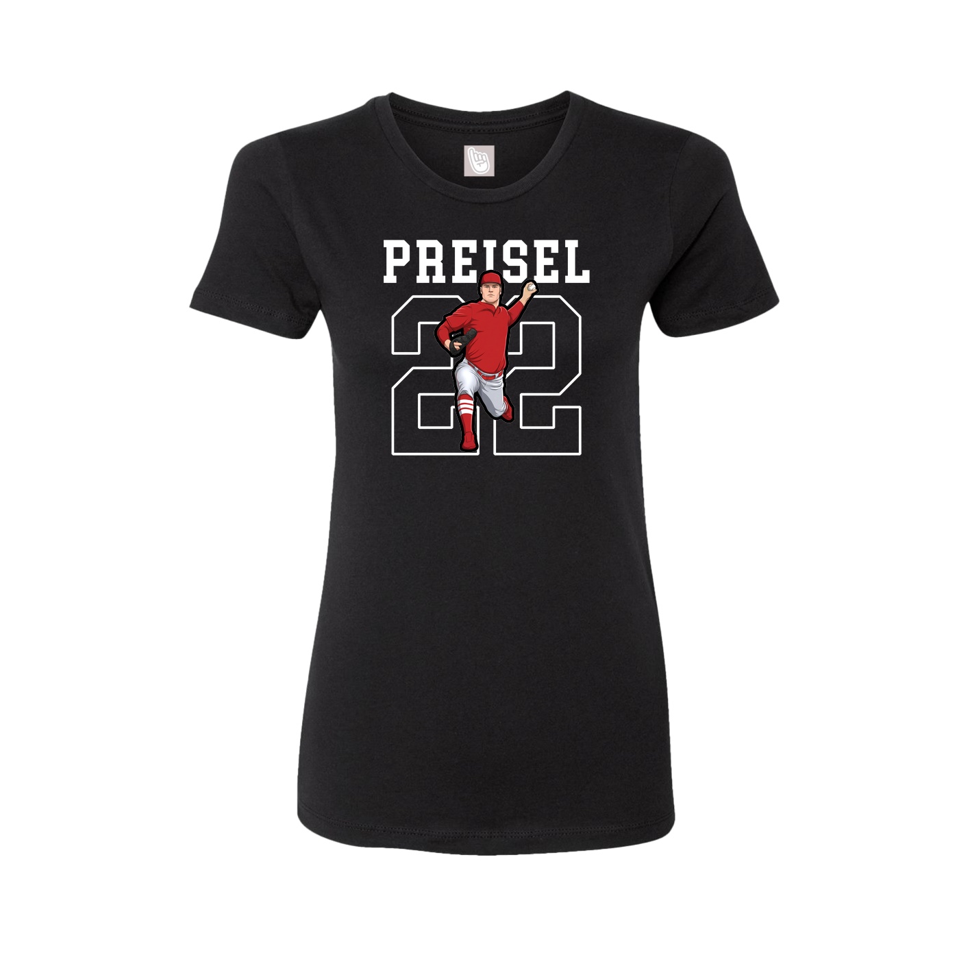 Fitted Women's Tee — Shirsey in Black
