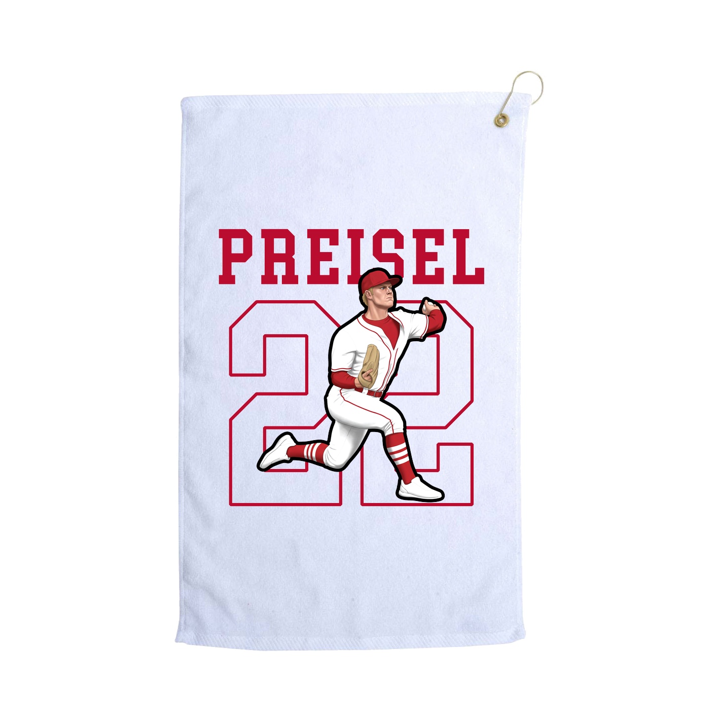 Golf Towel — Shirsey in White