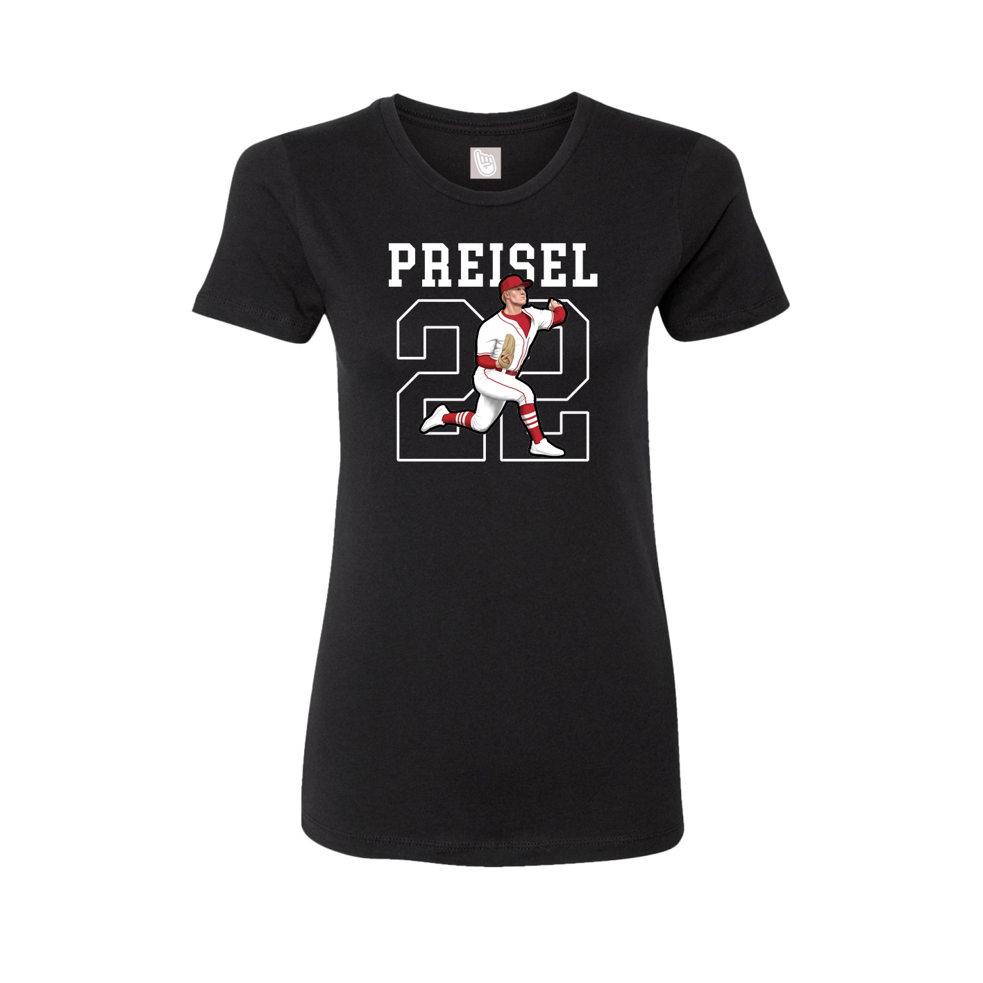Fitted Women's Tee — Shirsey in Black