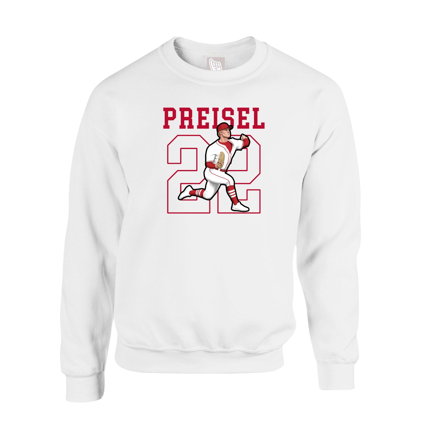 Fleece Crew — Shirsey in White