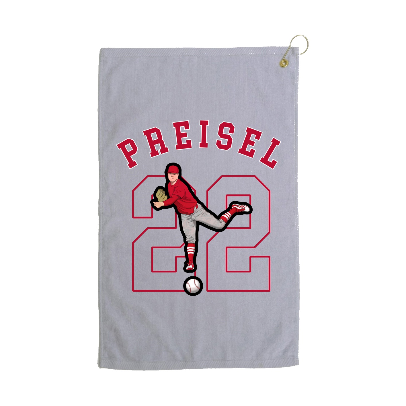 Golf Towel — Shirsey Arch in Grey