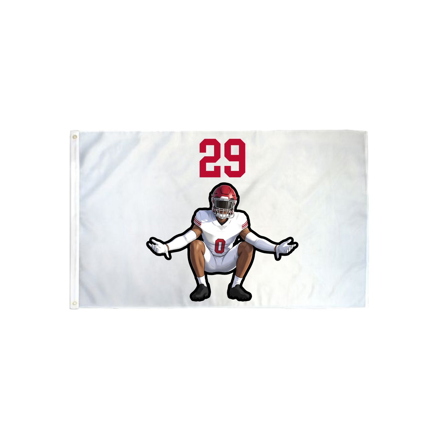 3x5 Flag — Number Top in Classic