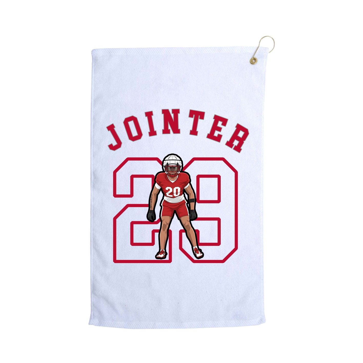 Golf Towel — Shirsey Arch in White