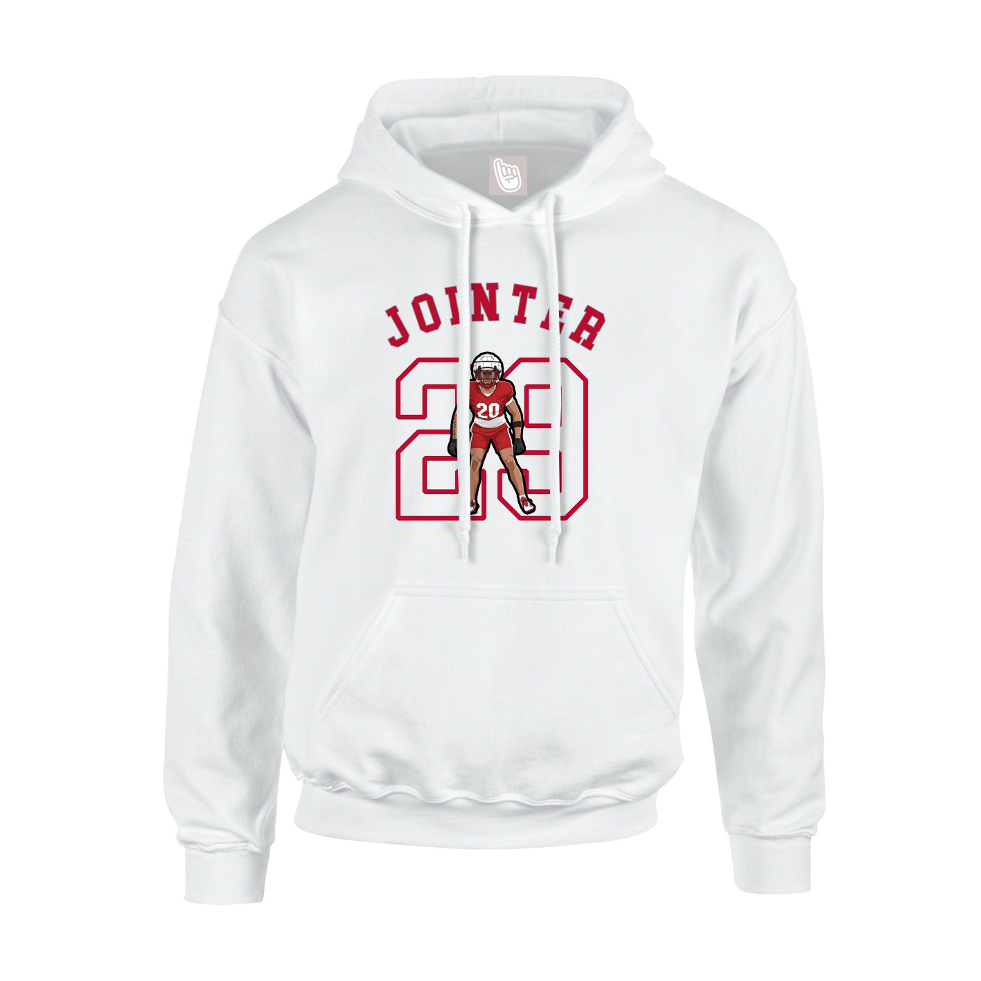 Hoodie — Shirsey Arch in White