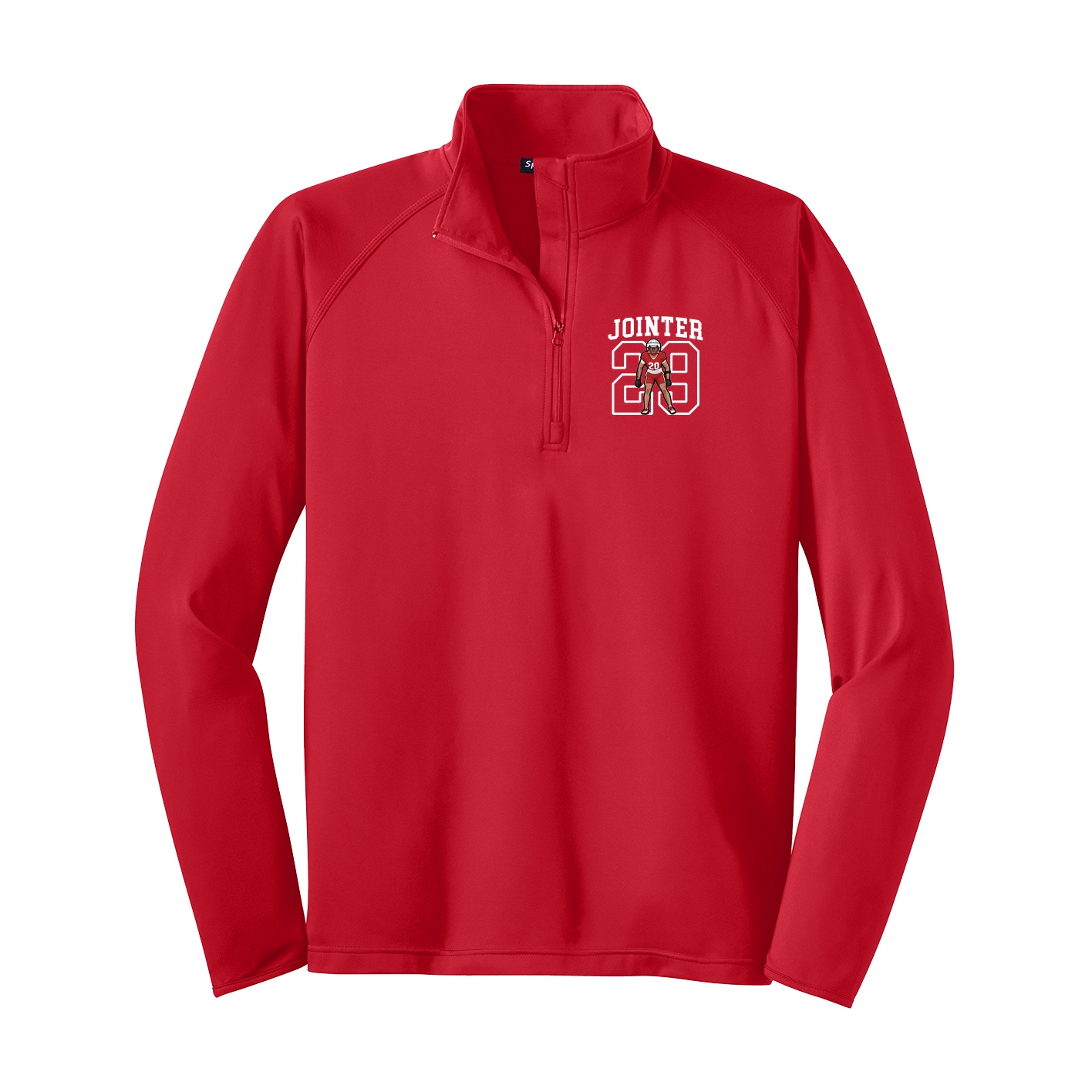 Q-Zip Pullover — Shirsey in Red