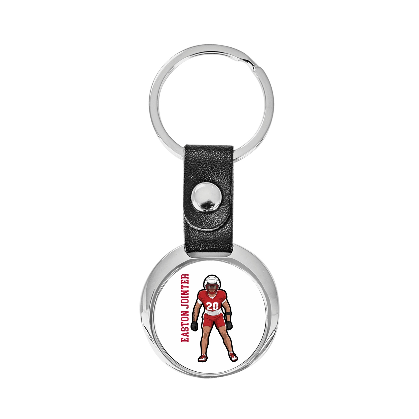 Key Chain — Name Vertical in Classic