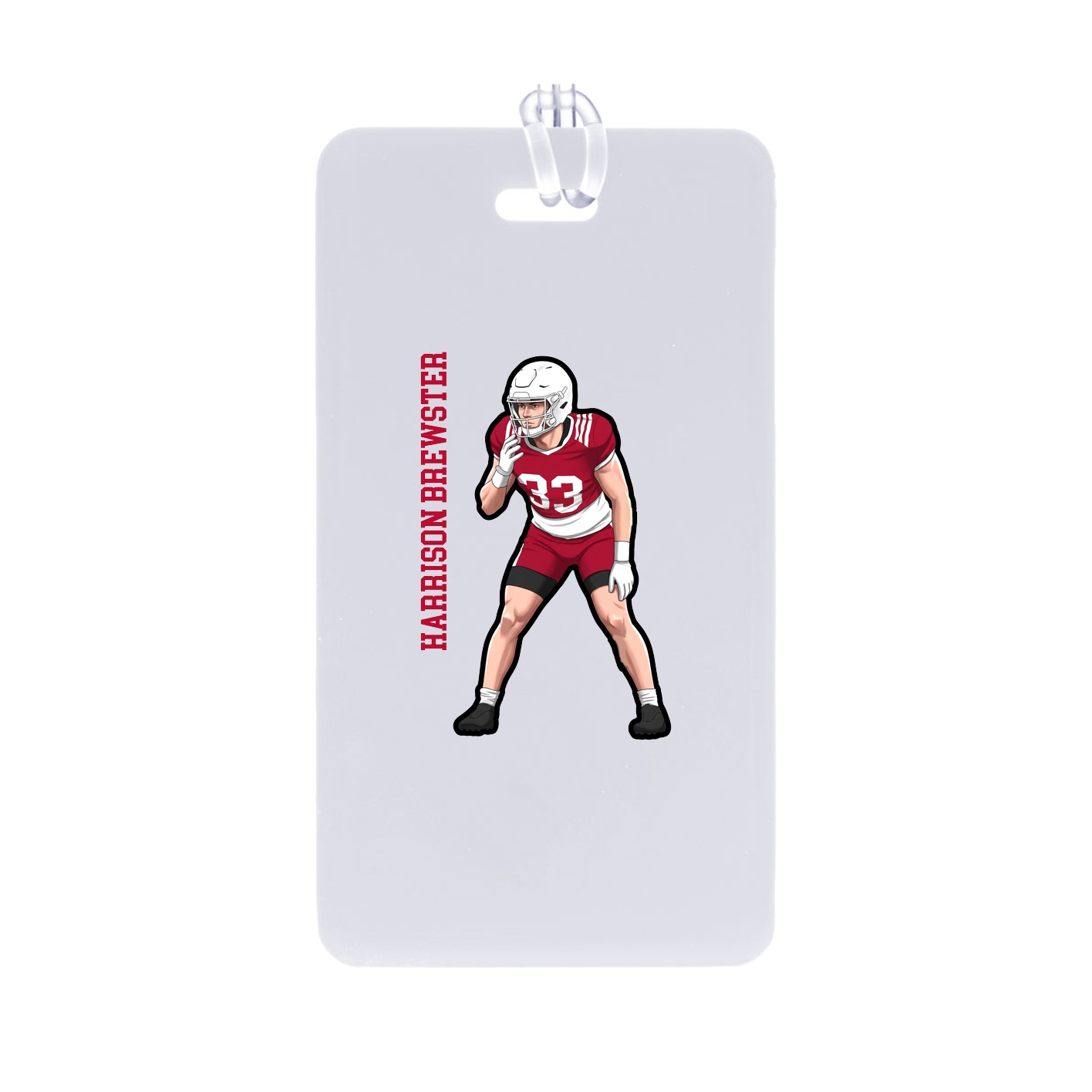Bag Tag — Name Vertical in Classic