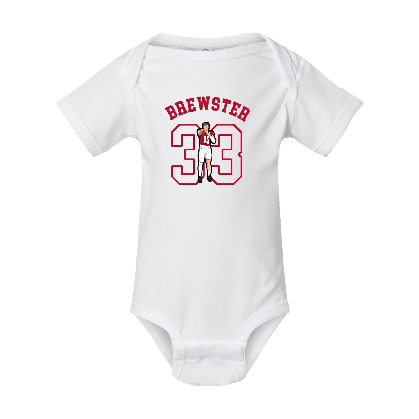 Baby Onesie — Shirsey Arch in White