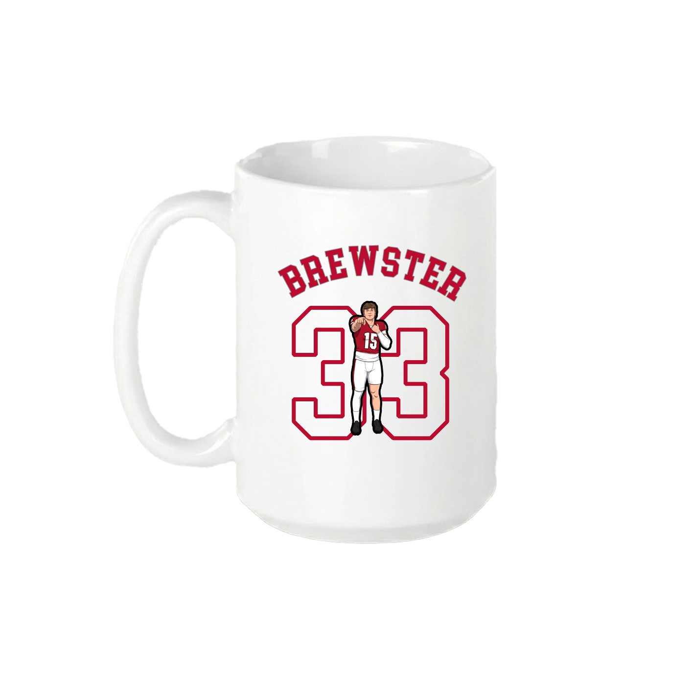 15oz Coffee Mug — Shirsey Arch in White