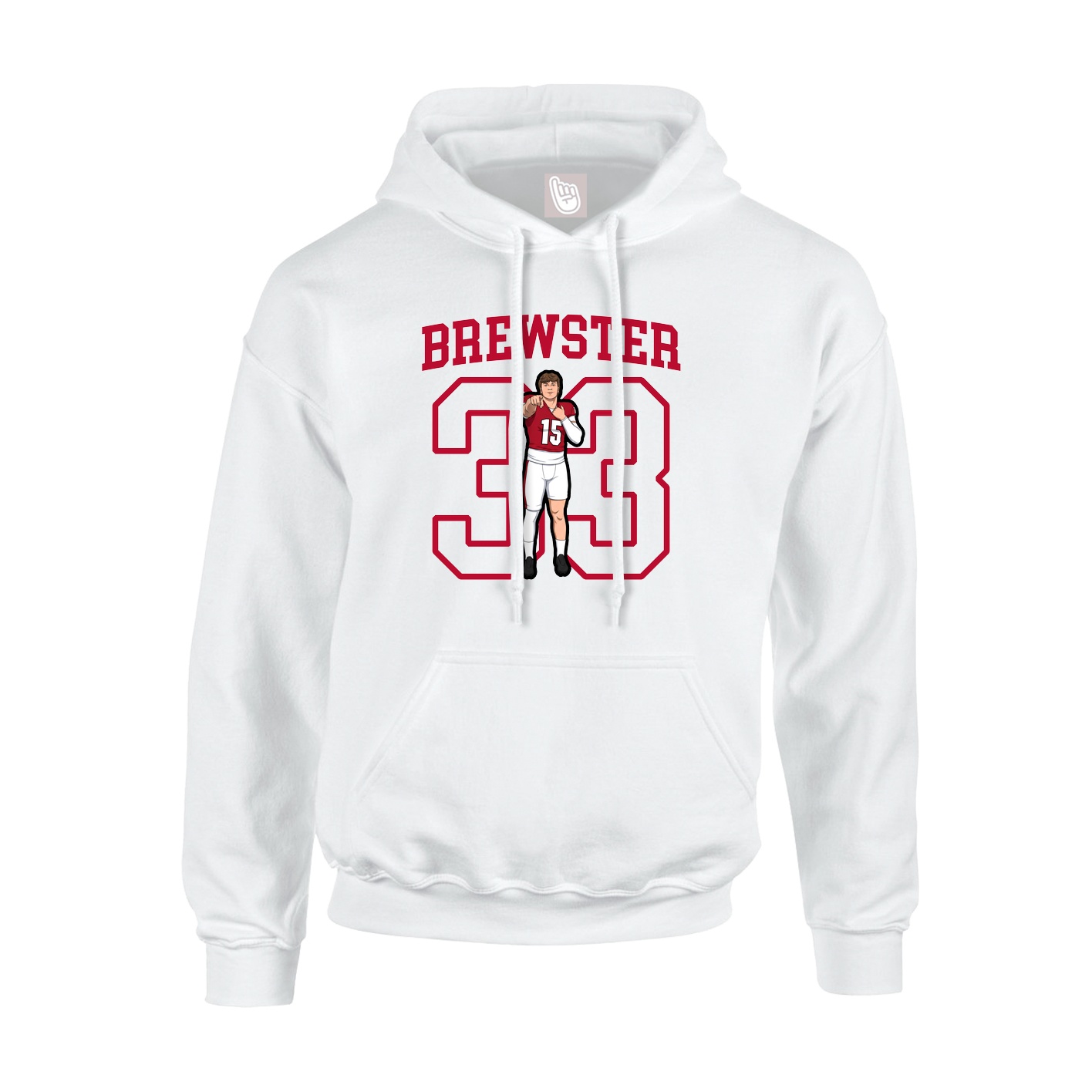Hoodie — Shirsey in White