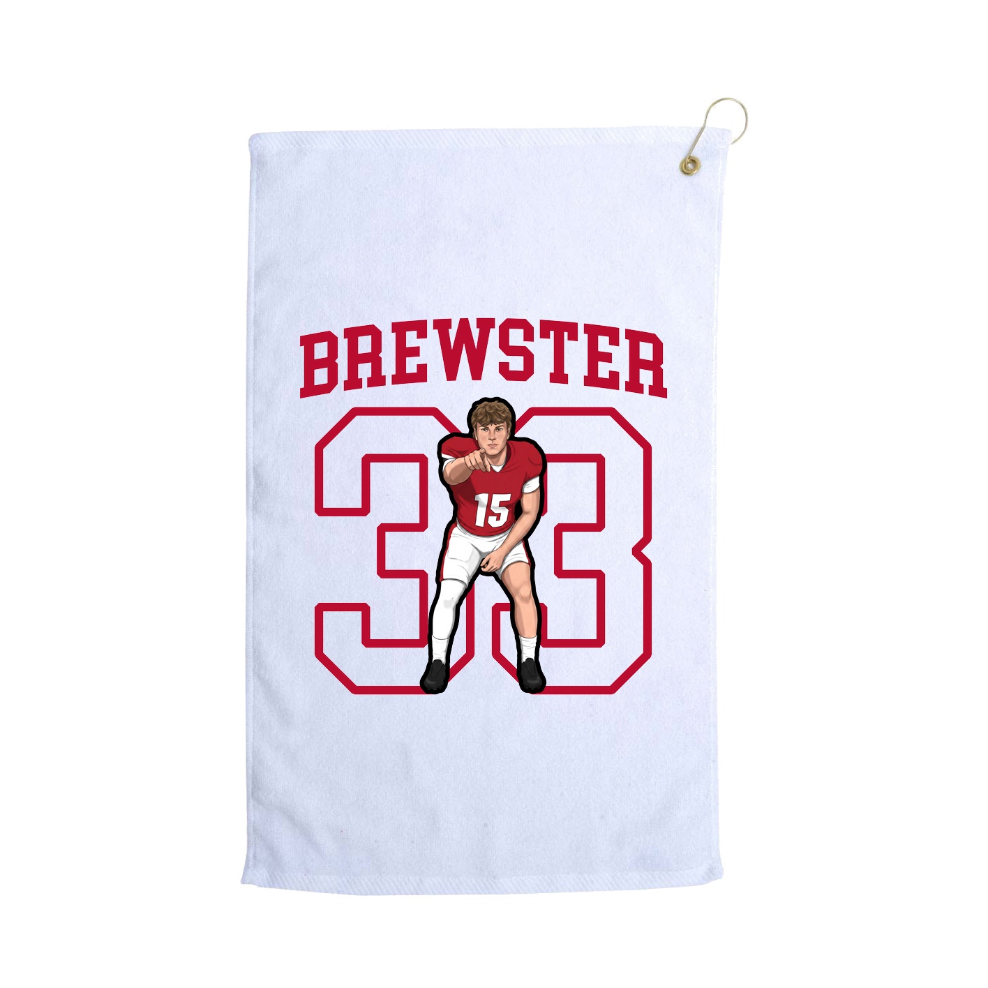 Golf Towel — Shirsey in White