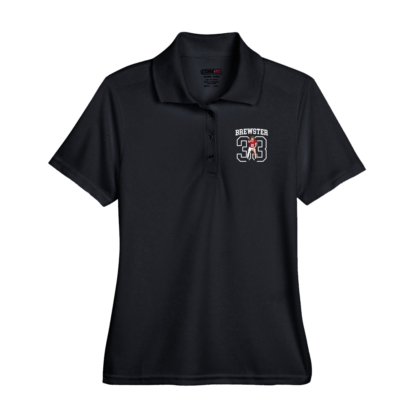 Performance Polo — Shirsey in Black