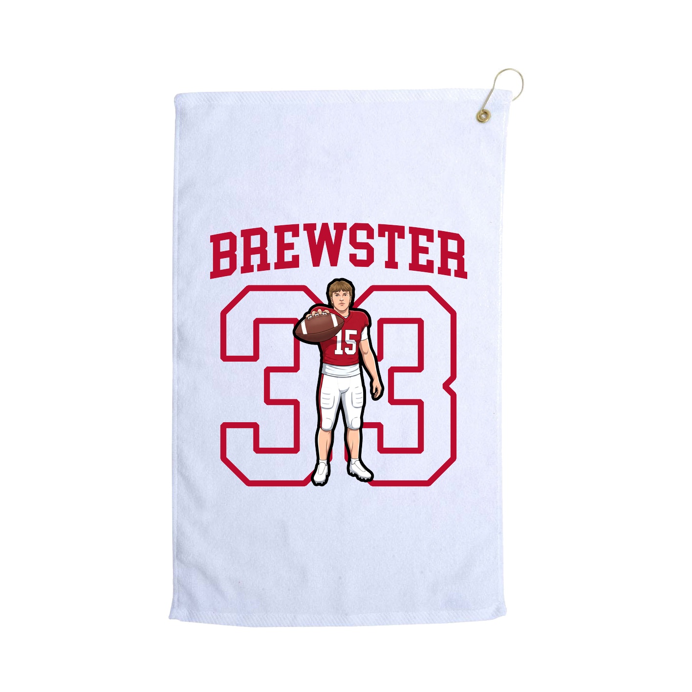 Golf Towel — Shirsey in White