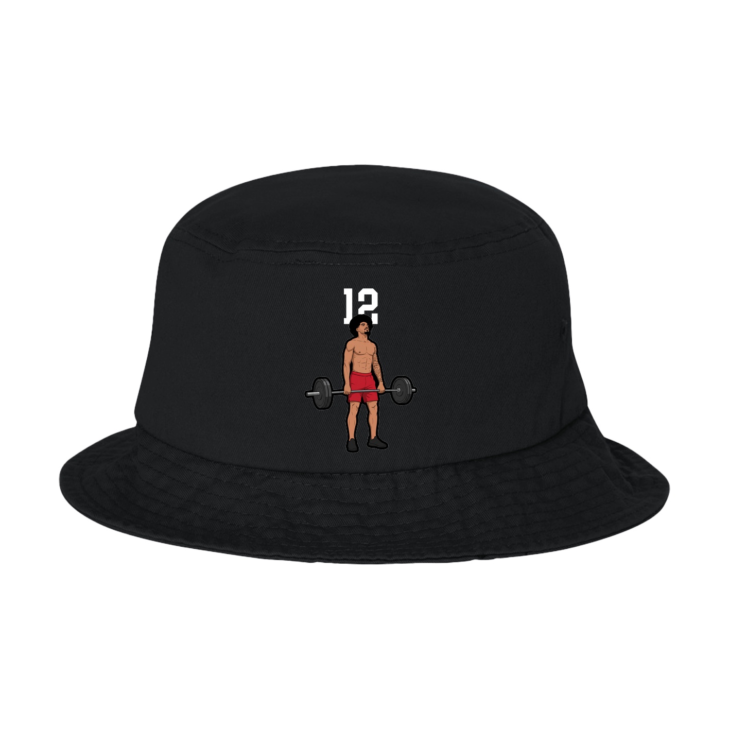 Bucket Cap — Number Top in Black