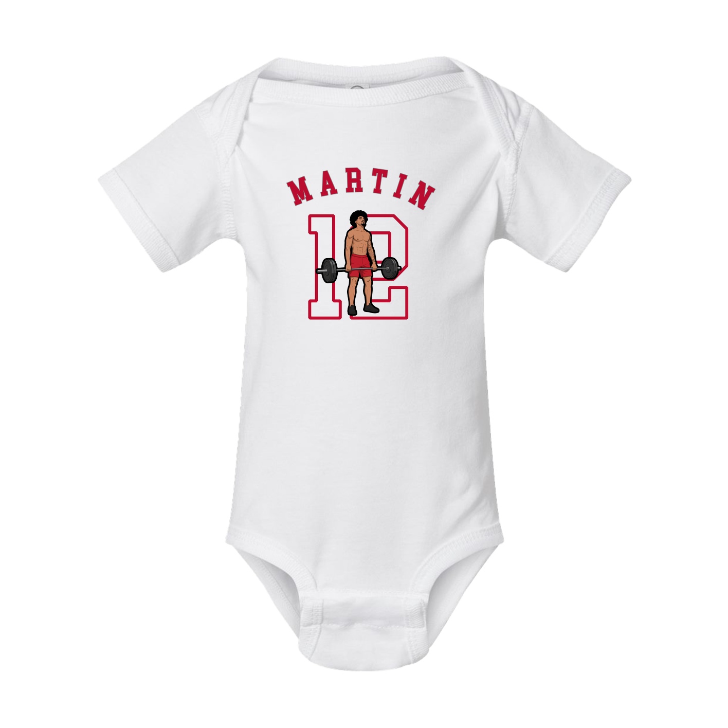 Baby Onesie — Shirsey Arch in White