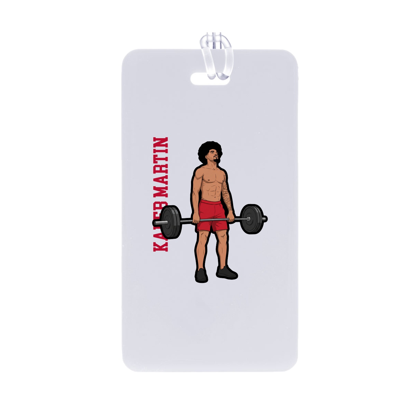 Bag Tag — Name Vertical in Classic