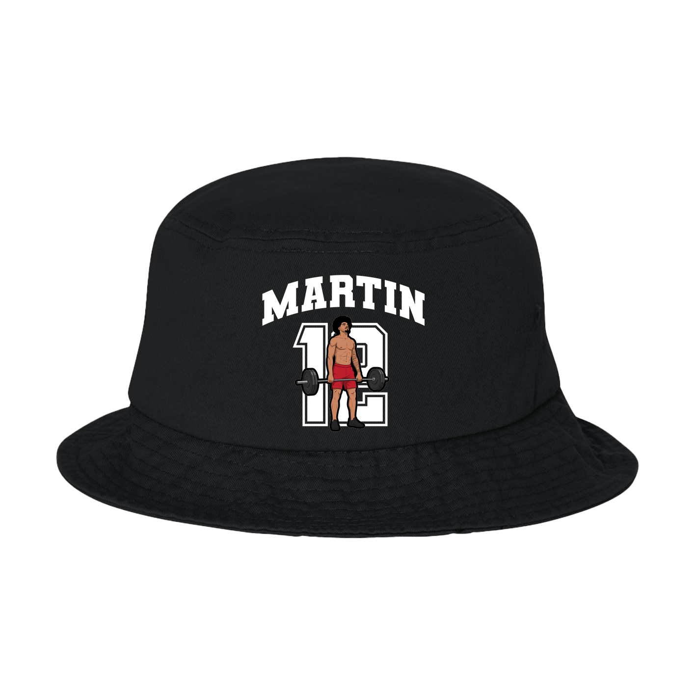 Bucket Cap — Number in Black