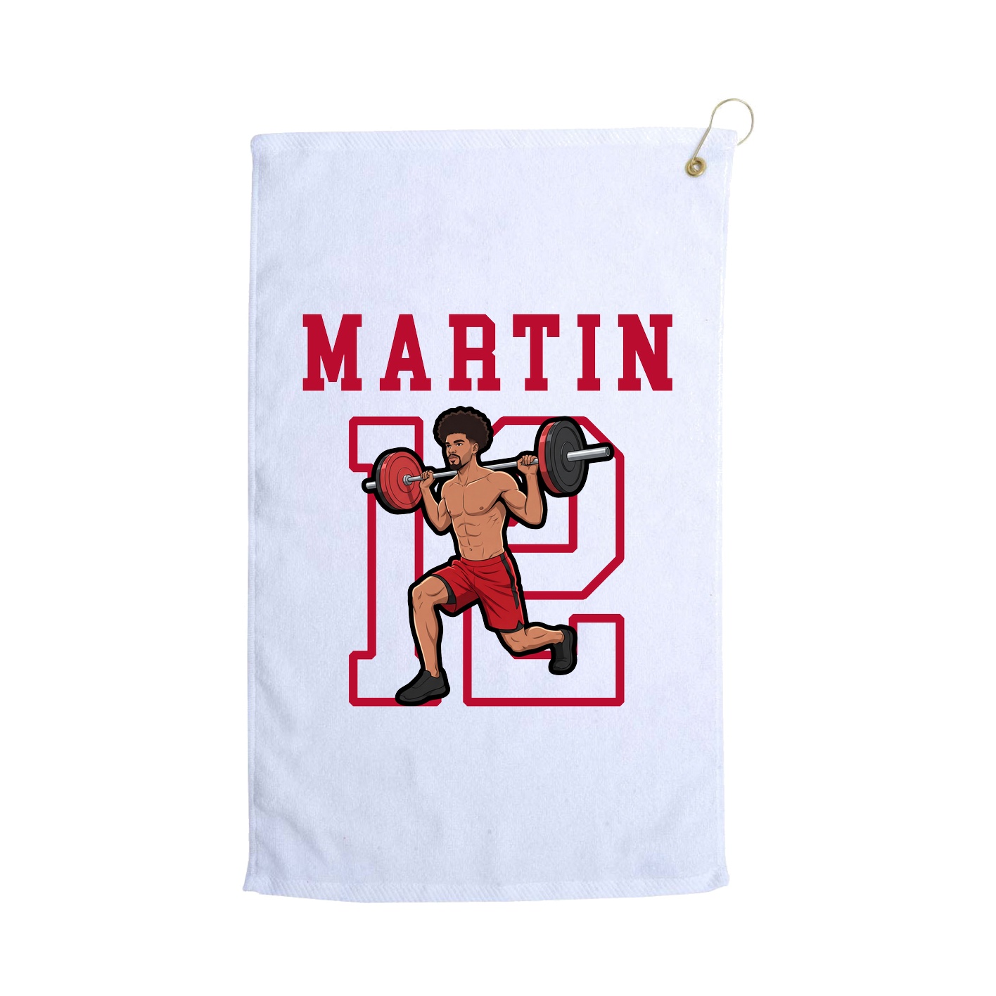 Golf Towel — Shirsey in White