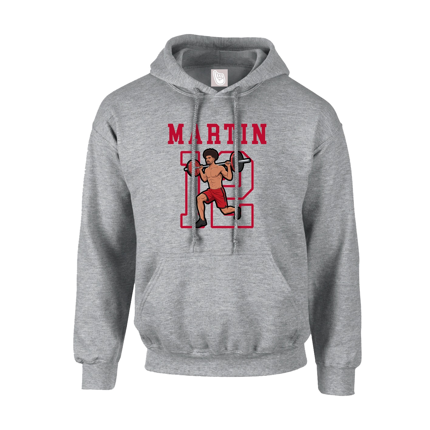Hoodie — Shirsey in Grey