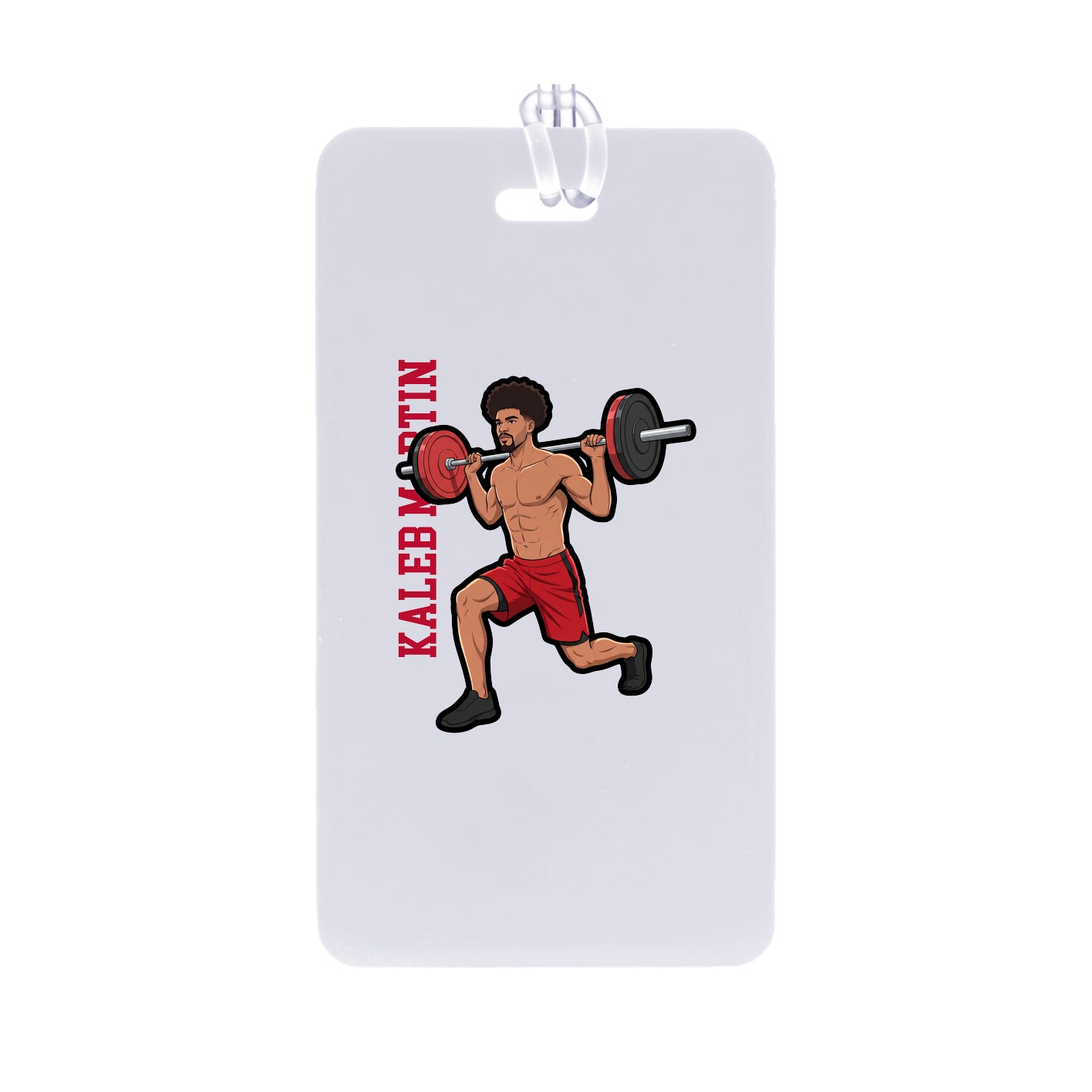 Bag Tag — Name Vertical in Classic