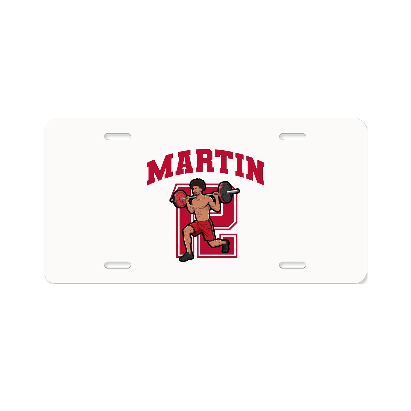 License Plate — Number in Classic