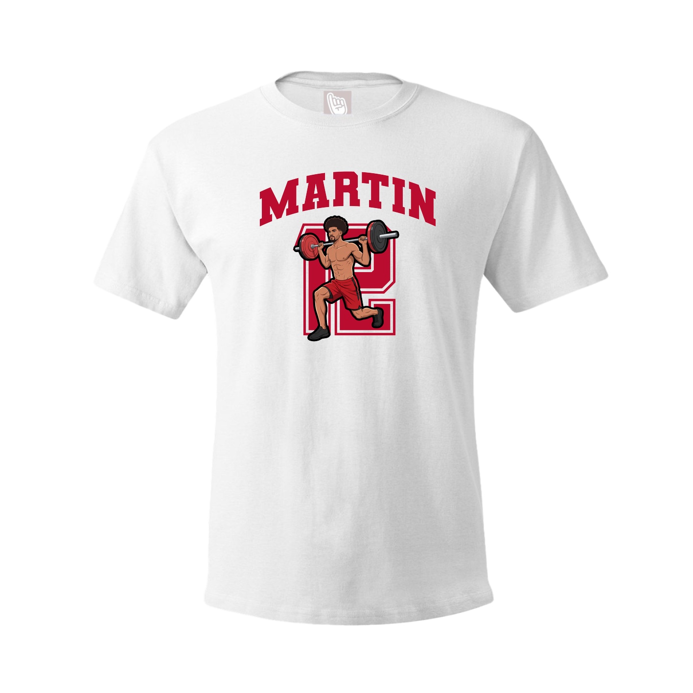 Tee — Number in White