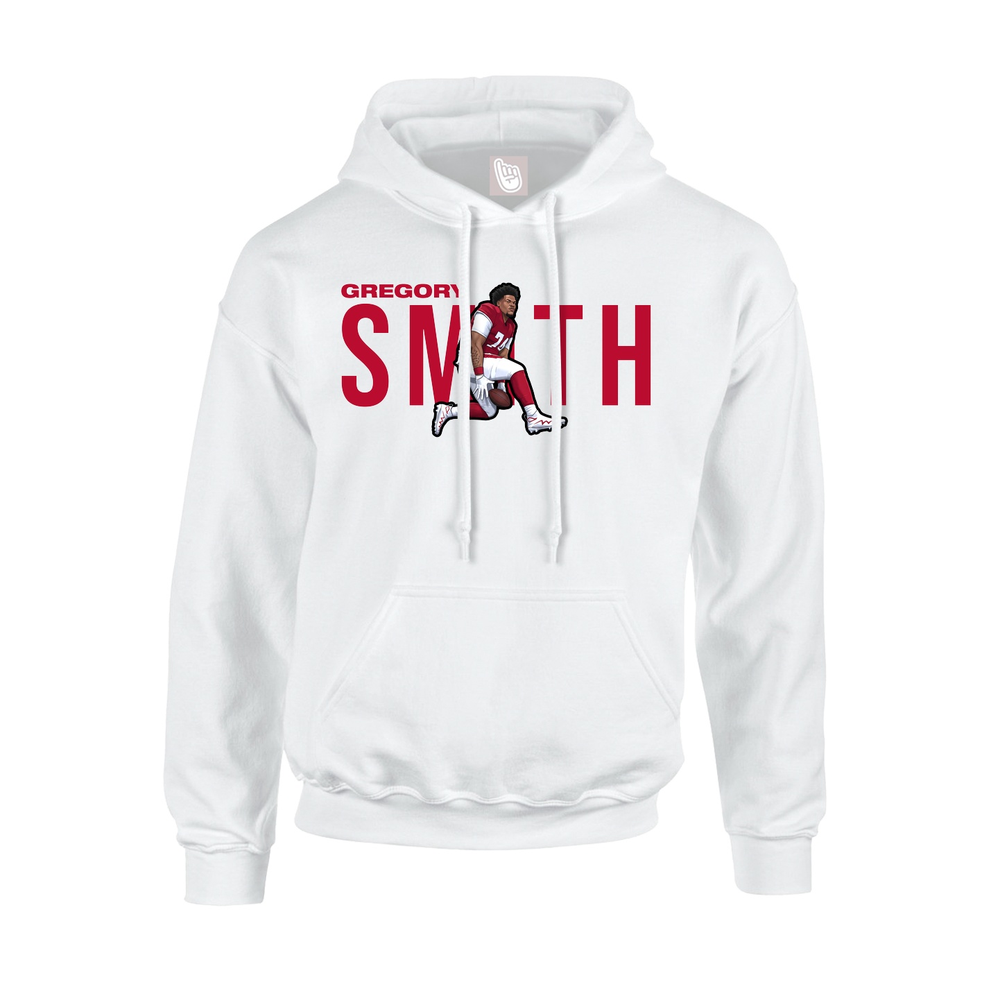 Hoodie — Player Name in White