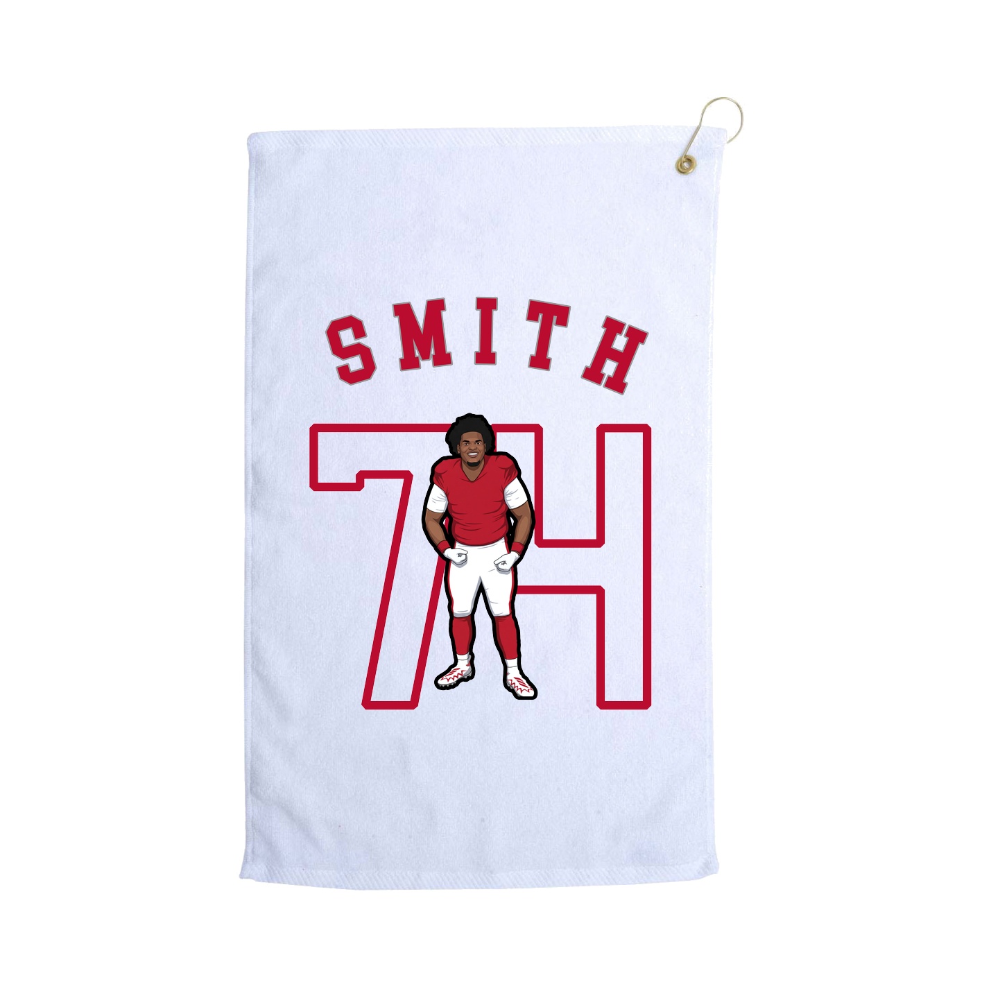 Golf Towel — Shirsey Arch in White