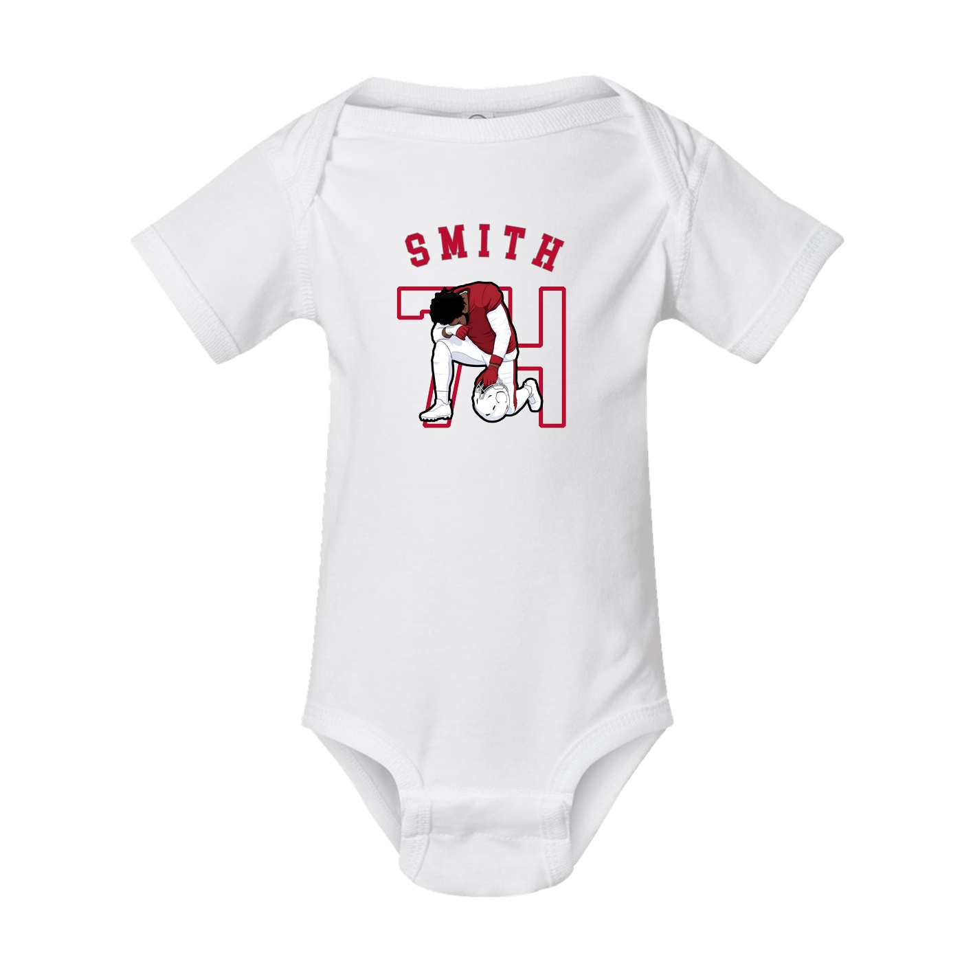 Baby Onesie — Shirsey Arch in White