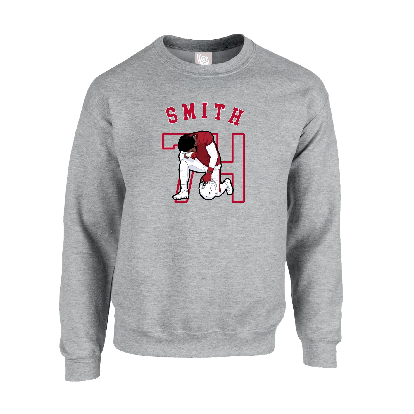 Fleece Crew — Shirsey Arch in Grey