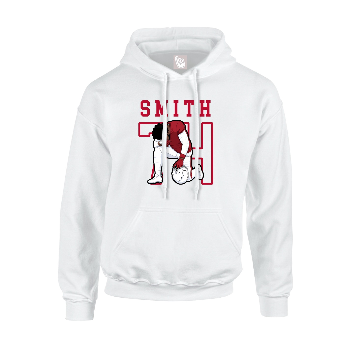 Hoodie — Shirsey in White