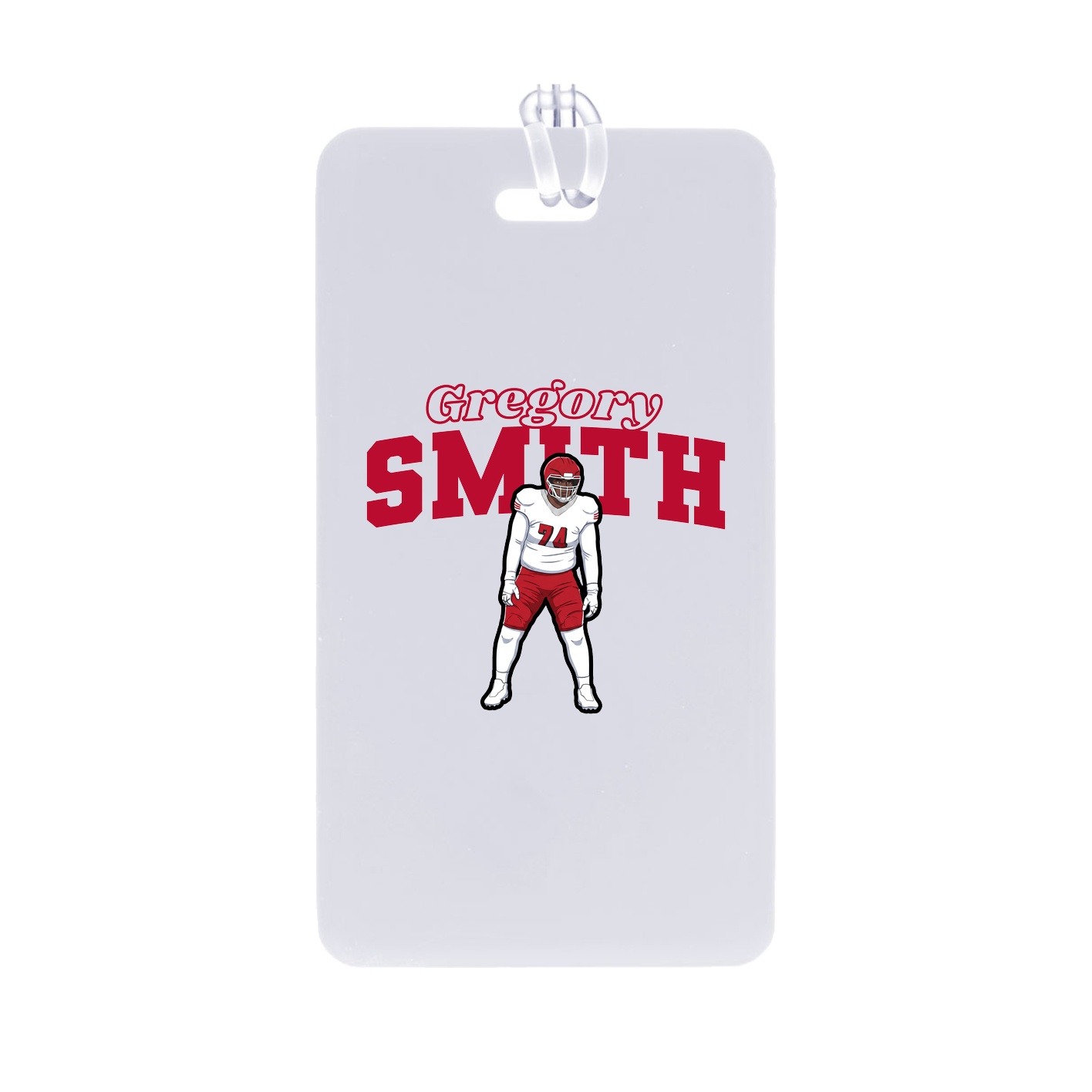 Bag Tag — Name Arch in Classic