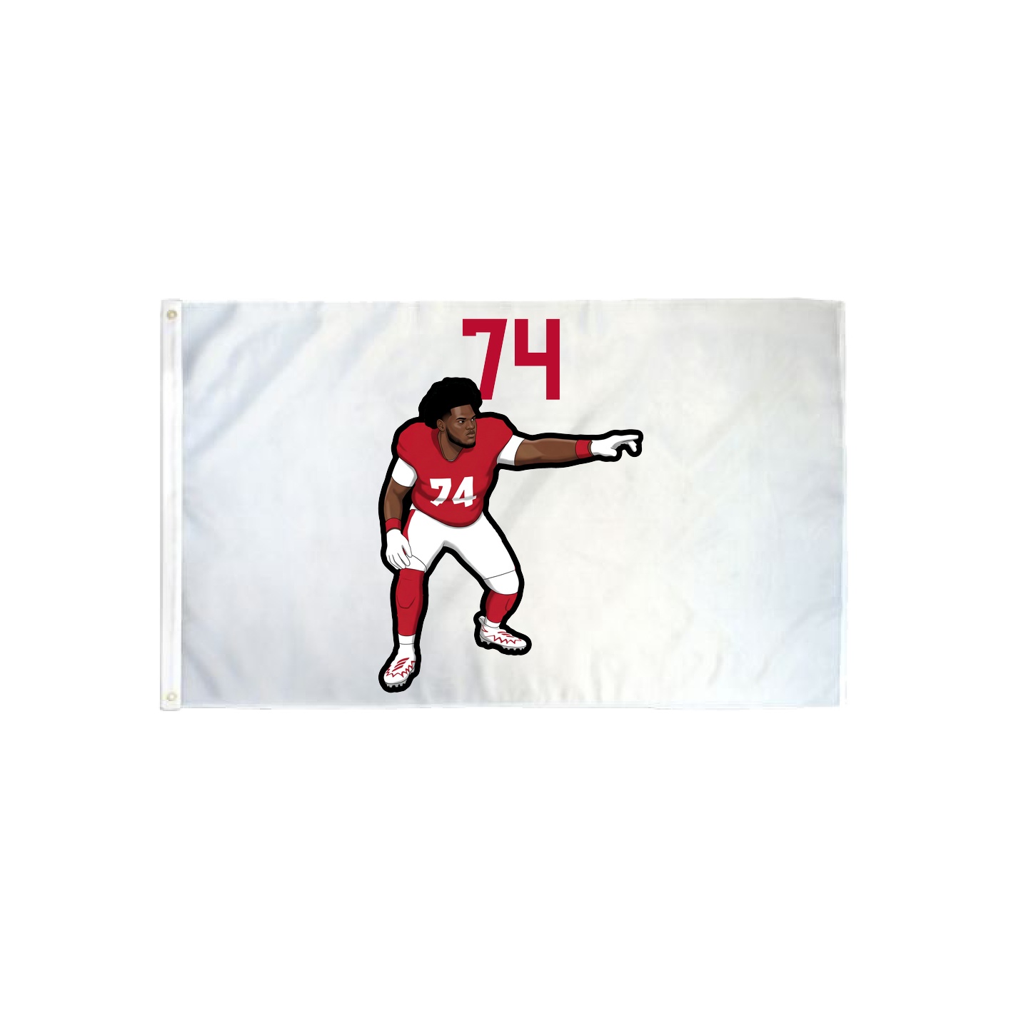 3x5 Flag — Number Top in Classic