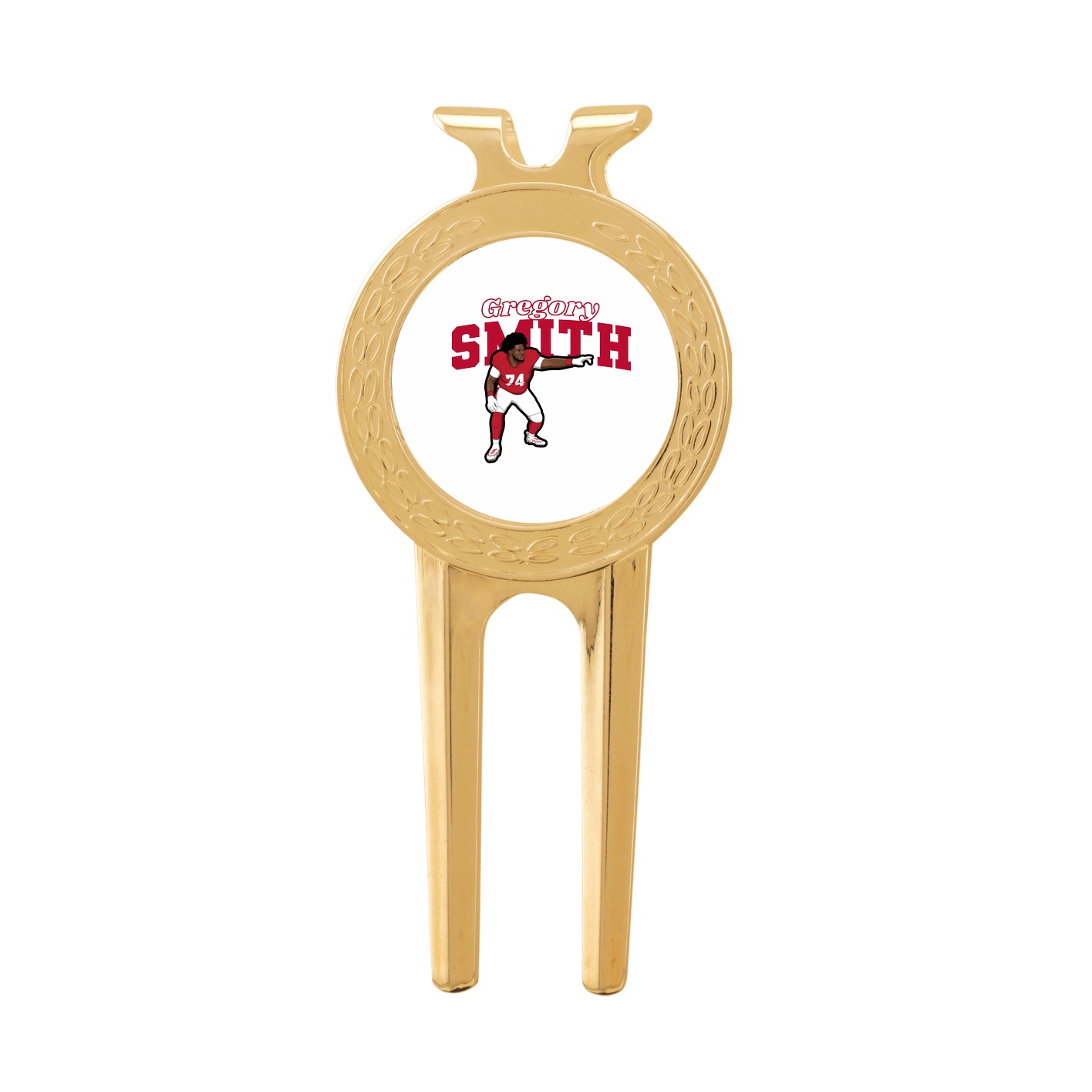 Divot Tool with Ball Marker — Name Arch in Classic