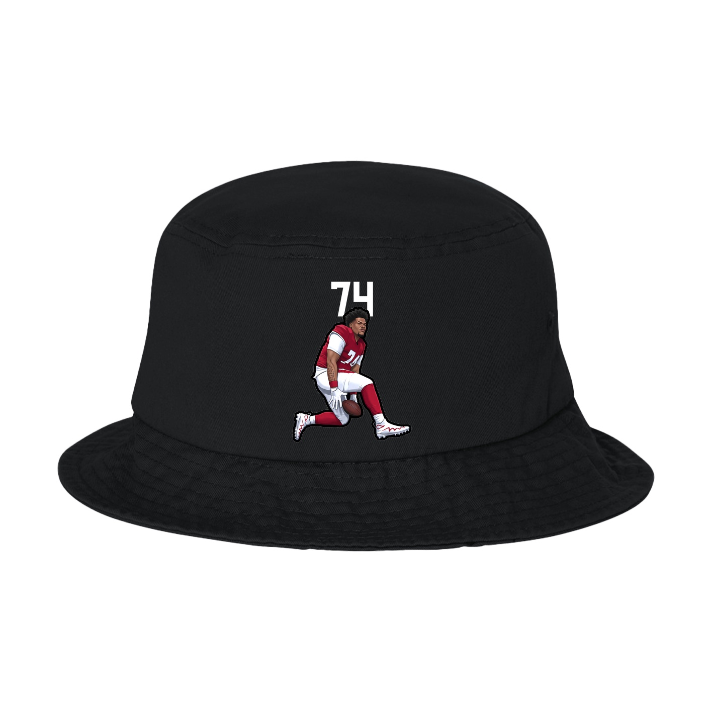 Bucket Cap — Number Top in Black