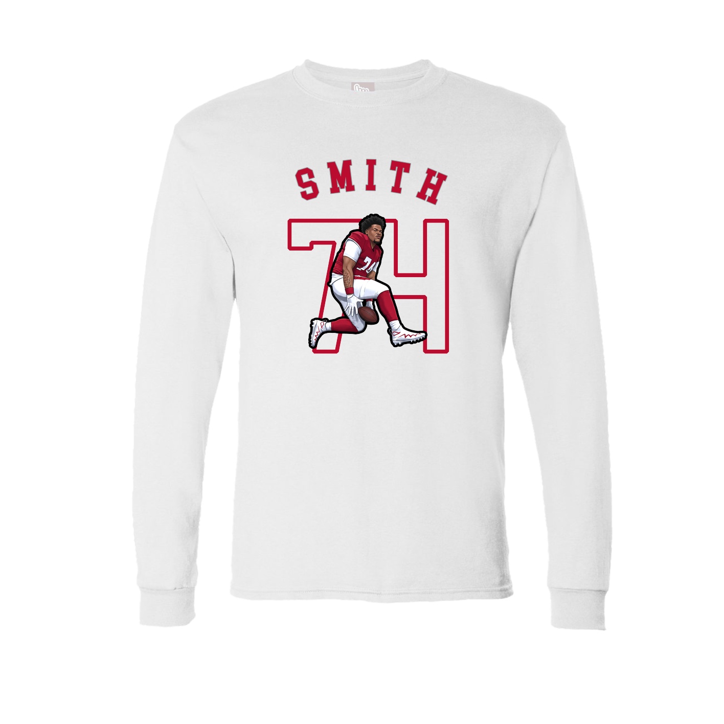 Long Sleeve Tee — Shirsey Arch in White