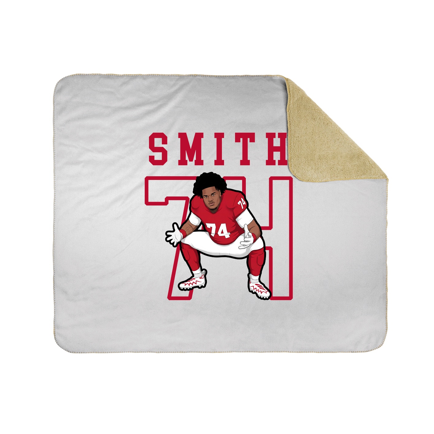 Throw Blanket — Shirsey in White