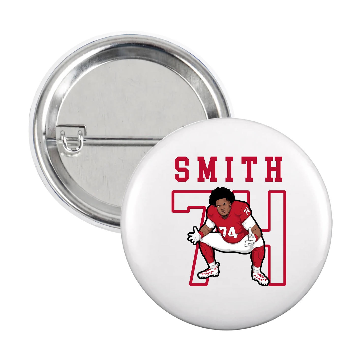 Game Day Button — Shirsey in White