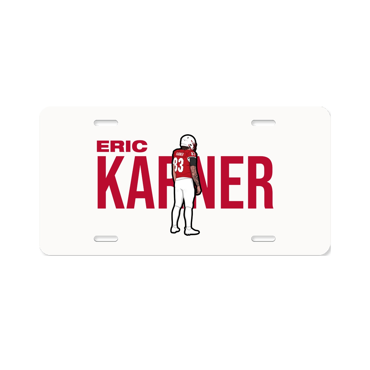 License Plate — Player Name in Classic
