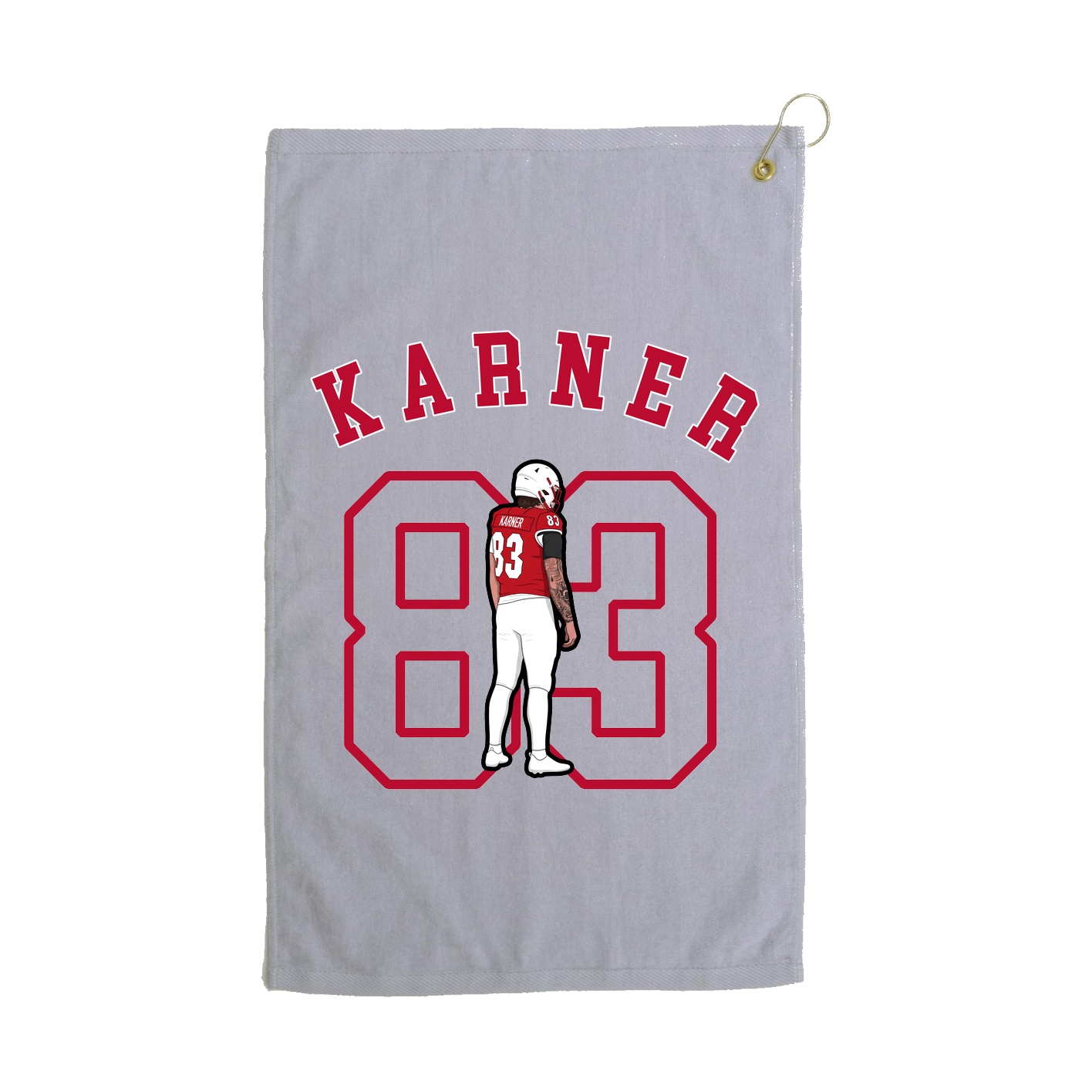 Golf Towel — Shirsey Arch in Grey