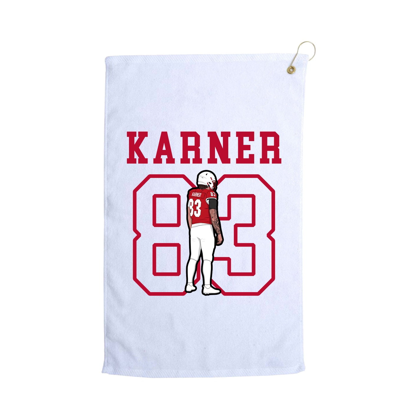 Golf Towel — Shirsey in White