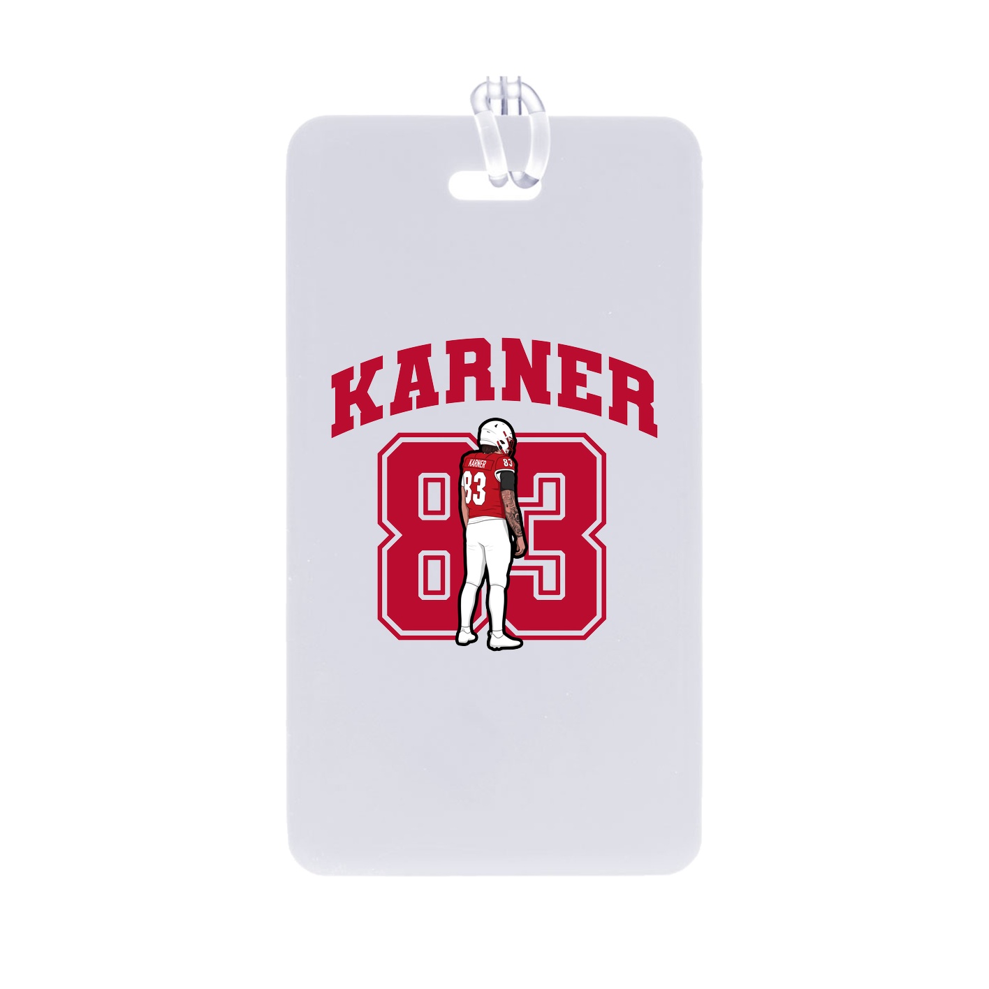 Bag Tag — Number in Classic