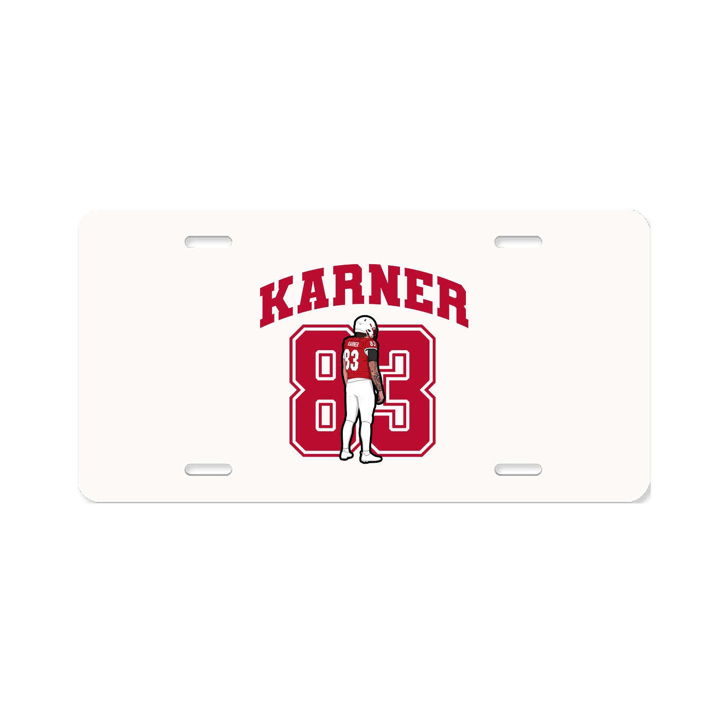License Plate — Number in Classic