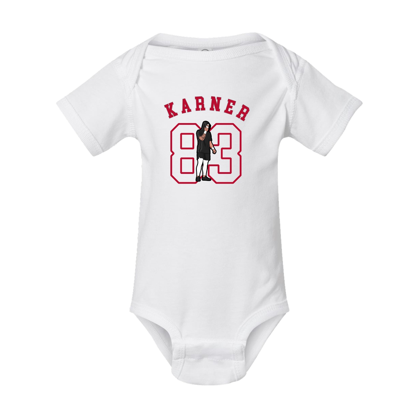 Baby Onesie — Shirsey Arch in White